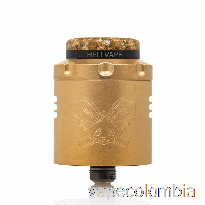 Vape Recargable Hellvape Dead Rabbit V3 24mm Rda [6.º Año] Dorado Negro